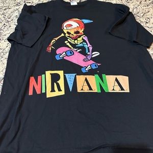 Multi-colored Nirvana shirt
